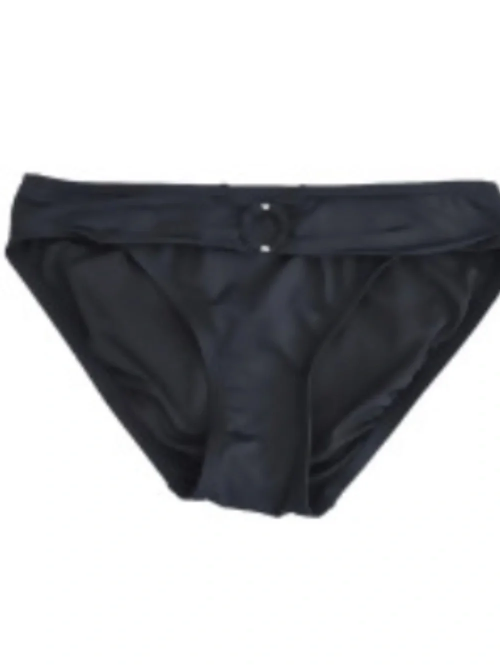 Michael Michael Kors Women’s Logo-Ring Bikini Bottoms Black Size XS 12116